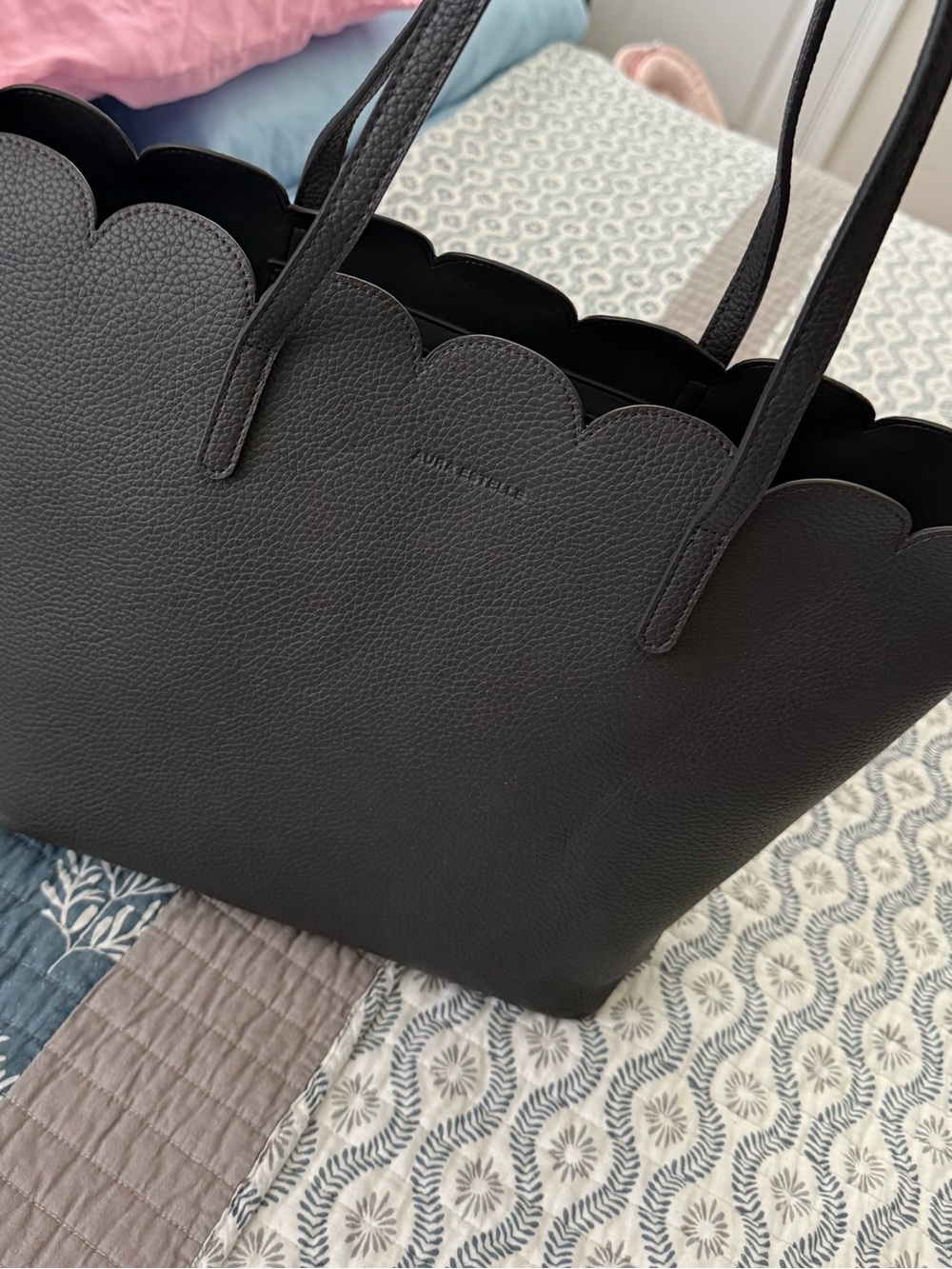 Scalloped Edge Tote Bag